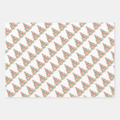 Weihnachtspapierblätter Geschenkpapier Set (Vorderseite 2)