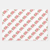 Weihnachtspapierblätter Geschenkpapier Set (Vorderseite)