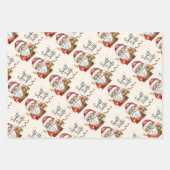 Weihnachtspapierblätter Geschenkpapier Set (Vorderseite 2)