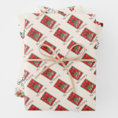 Weihnachtspapierblätter Geschenkpapier Set (Beispiel)