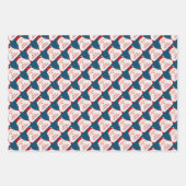 Weihnachtspapierblätter Geschenkpapier Set (Vorderseite 3)