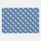 Weihnachtspapierblätter Geschenkpapier Set (Vorderseite)