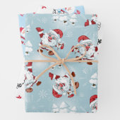 Weihnachtspapierblätter Geschenkpapier Set (Beispiel)