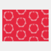 Weihnachtspapierblätter Geschenkpapier Set (Vorderseite 2)