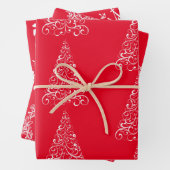 Weihnachtspapierblätter Geschenkpapier Set (Beispiel)