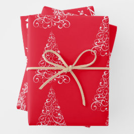 Weihnachtspapierblätter Geschenkpapier Set