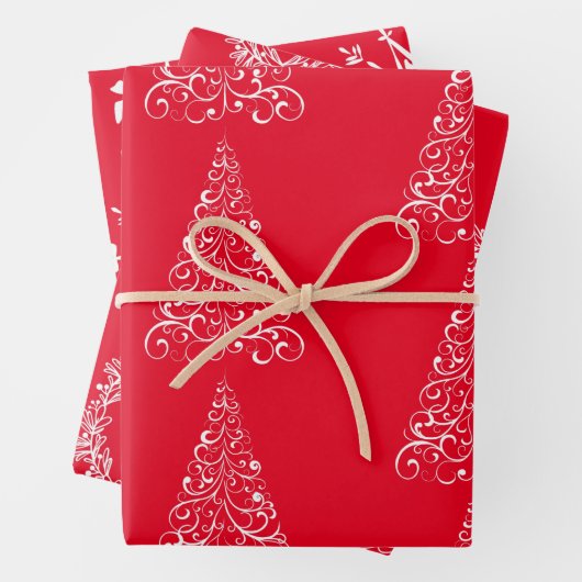 Weihnachtspapierblätter Geschenkpapier Set (Beispiel)