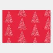 Weihnachtspapierblätter Geschenkpapier Set (Vorderseite)