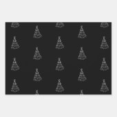 Weihnachtspapierblätter Geschenkpapier Set (Vorderseite 3)