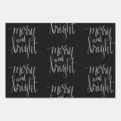 Weihnachtspapierblätter Geschenkpapier Set (Vorderseite 2)