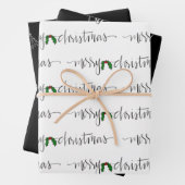 Weihnachtspapierblätter Geschenkpapier Set (Beispiel)