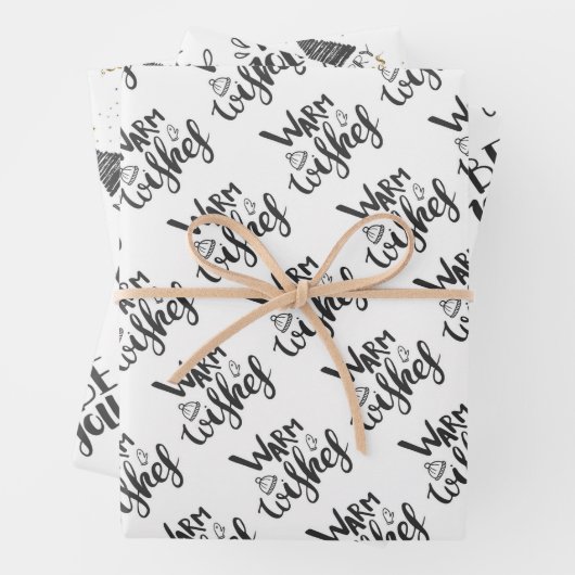 Weihnachtspapierblätter Geschenkpapier Set (Beispiel)