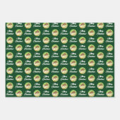 Weihnachtspapierbögen mit Waldszene Geschenkpapier Set (Vorderseite 3)