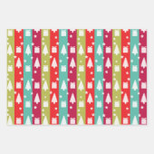 Weihnachtspapierbogen | One Owl Artist Geschenkpapier Set (Vorderseite 3)