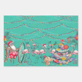 Weihnachtspapiere für tropische Feiertage Geschenkpapier Set (Vorderseite 3)