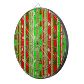 Weihnachtspapiermuster Dartscheibe (Vorderseite rechts)
