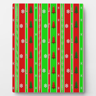 Weihnachtspapiermuster Fotoplatte