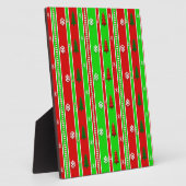 Weihnachtspapiermuster Fotoplatte (Seite)