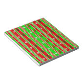 Weihnachtspapiermuster Notizblock (angewinkelt)