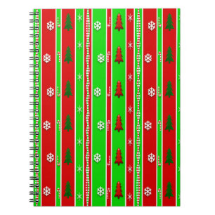 Weihnachtspapiermuster Notizblock