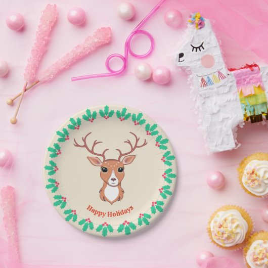Weihnachtspapierplatte Pappteller (Party)