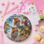 Weihnachtspapierplatten für Hamster Pappteller (Party)