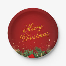 Weihnachtspapierteller – Festliche Feiertagsgeschi