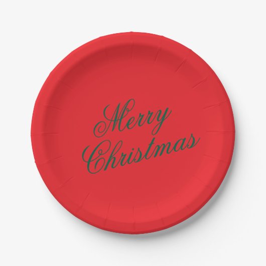Weihnachtspapierteller – Festliche Feiertagsgeschi Pappteller (Vorderseite)