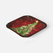 Weihnachtspapierteller Pappteller (Gewinkelt)