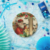 Weihnachtspapierteller, Vintage Pappteller (Party)