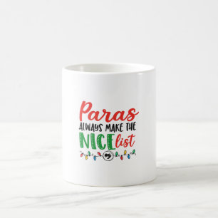 Weihnachtspara machen immer eine schöne Liste Kaffeetasse