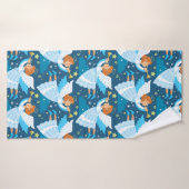 Weihnachtsparaphernalia. Illustration Badehandtuch (Badehandtuch)