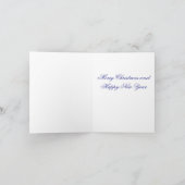 Weihnachtspartner Feiertagskarte (Innenseite)