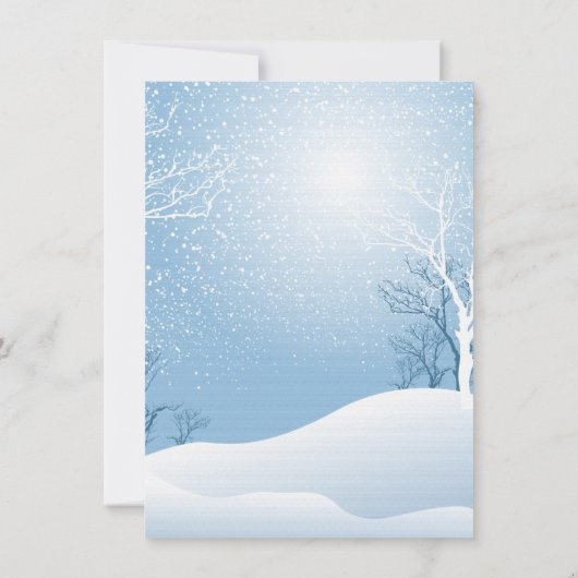 WEIHNACHTSParty Einladung (Rückseite)