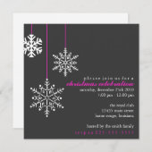 WeihnachtsParty Einladung (Vorne/Hinten)