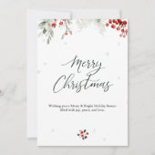 Weihnachtsparty Einladung (Vorderseite)