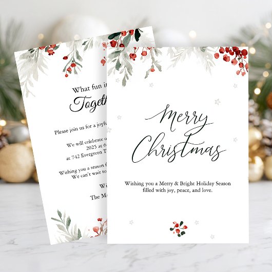 Weihnachtsparty Einladung