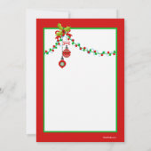 WeihnachtsParty Einladung (Rückseite)