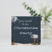 WeihnachtsParty Einladung (Stehend Vorderseite)