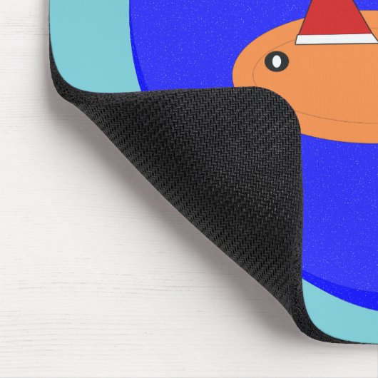 WeihnachtsParty Goldfish Mousepad (Ecke)