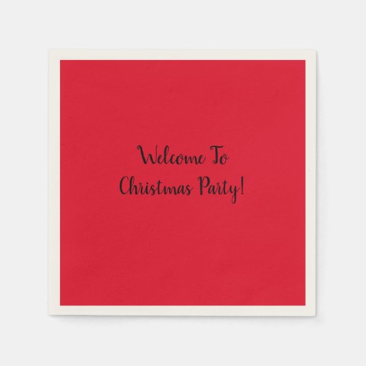 WeihnachtsParty Napkins Serviette (Vorderseite)