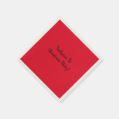 WeihnachtsParty Napkins Serviette (Ecke)