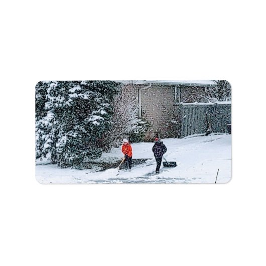 Weihnachtspass Adressaufkleber (Vorne)