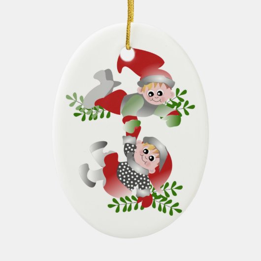 Weihnachtspass Keramikornament (Vorne)