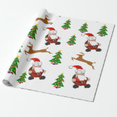 Weihnachtspass-Umschlagpapier Geschenkpapier (Ungerollt)