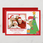 Weihnachtspass-Weihnachtskarte Einladung (Vorne/Hinten)