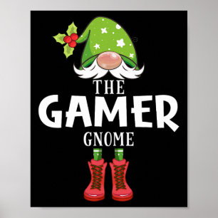 Weihnachtspassende Familie Der Gamer Gnom Poster