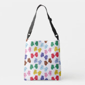 Weihnachtspastel Cosy Winter Gloves Tragetaschen Mit Langen Trägern (Rückseite)