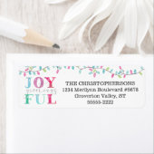 Weihnachtspastel JOYFUL GREETINGS String Lights (Insitu)