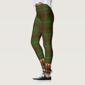 Weihnachtspatchwork Kariert Leggings (Links)